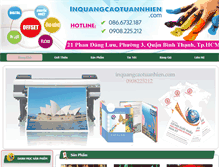 Tablet Screenshot of inquangcaotuanhien.com